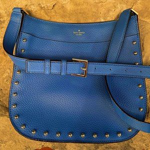 Kate Spade New York Roulette Cobalt Blue Medium Handbag